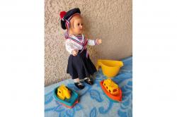 Françoise en tenue bateau septembre 1953